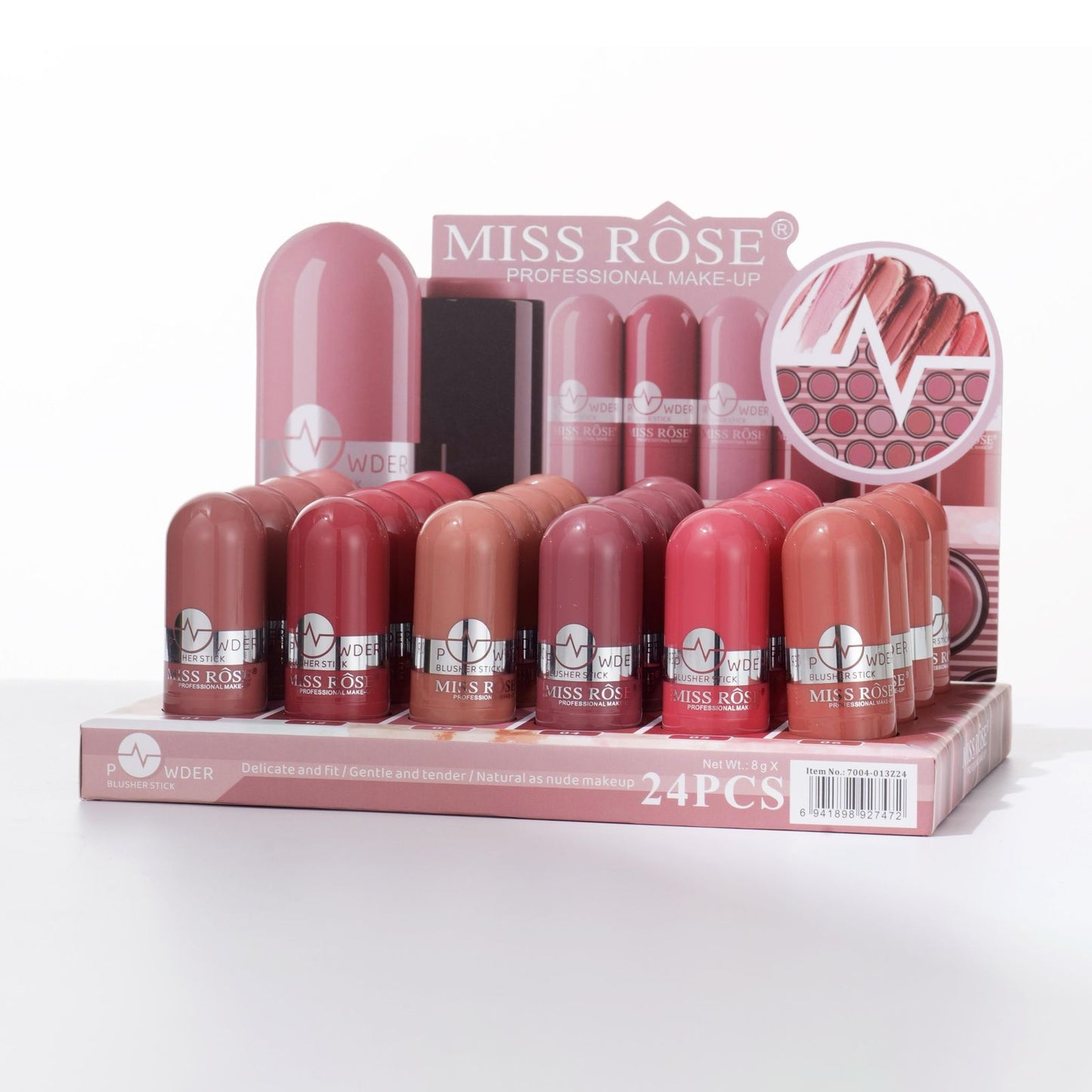 Miss Rose New Blush Stick Pack of 6