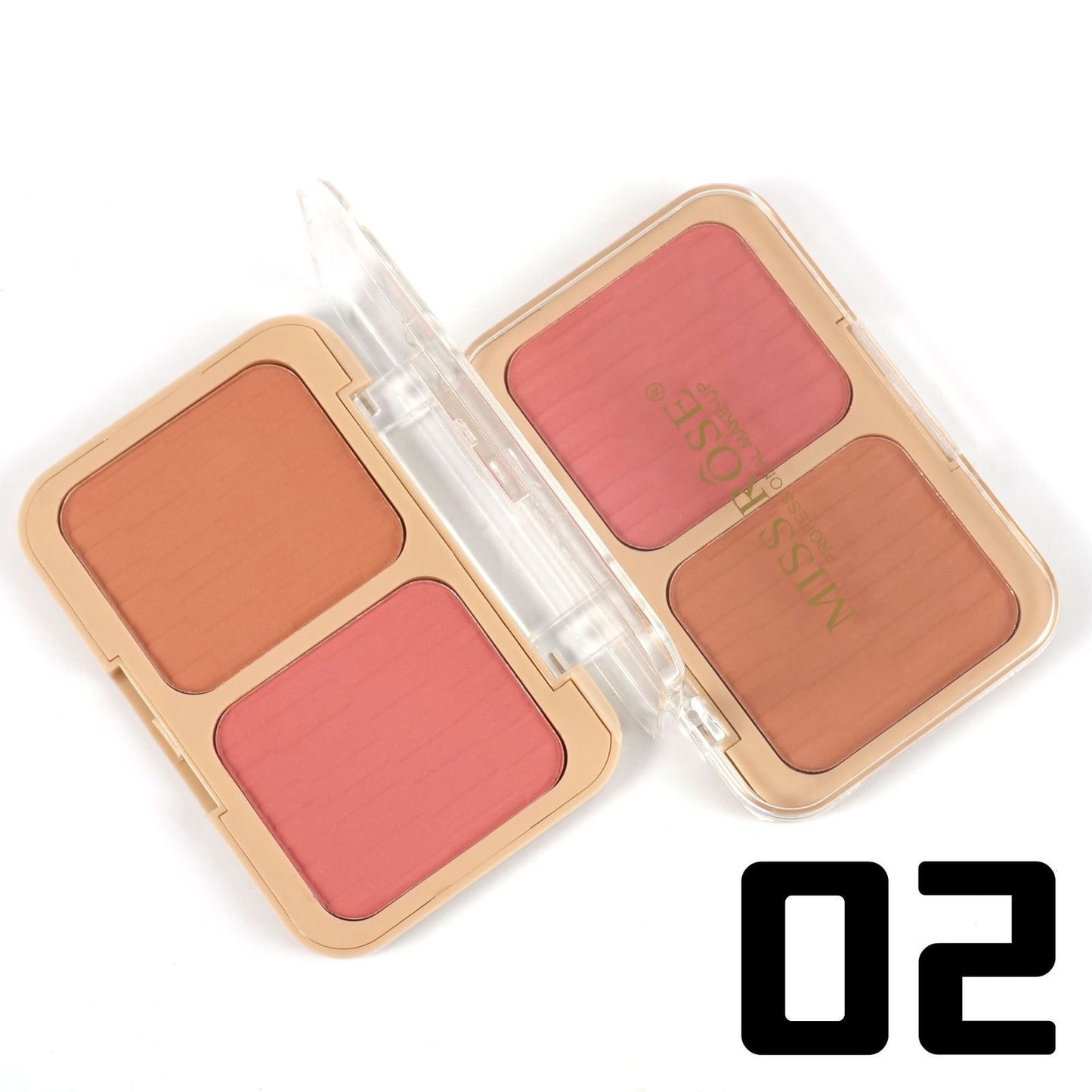 Miss Rose 2-Color Blush Palette