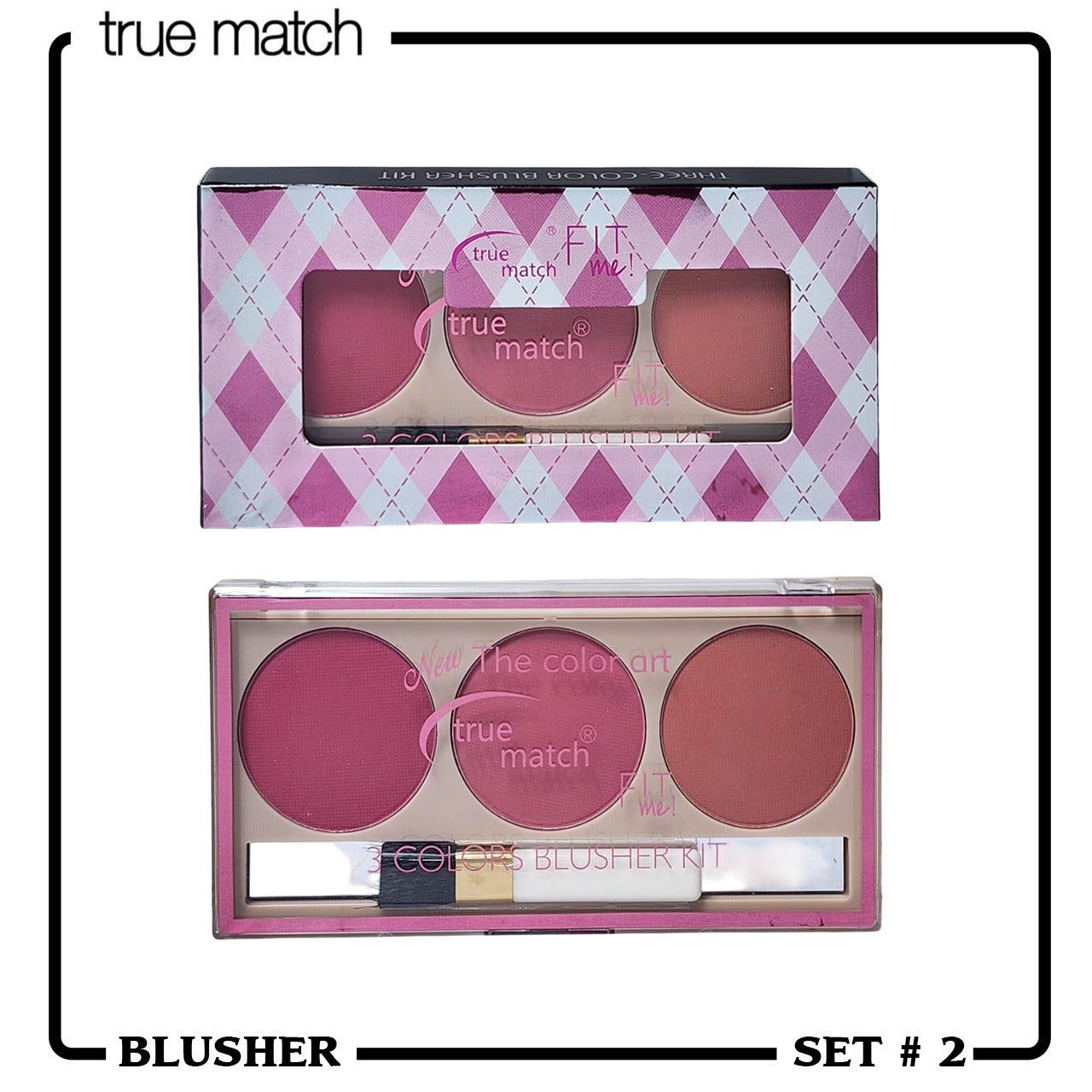 True Match Fit Me 3 Color Blush