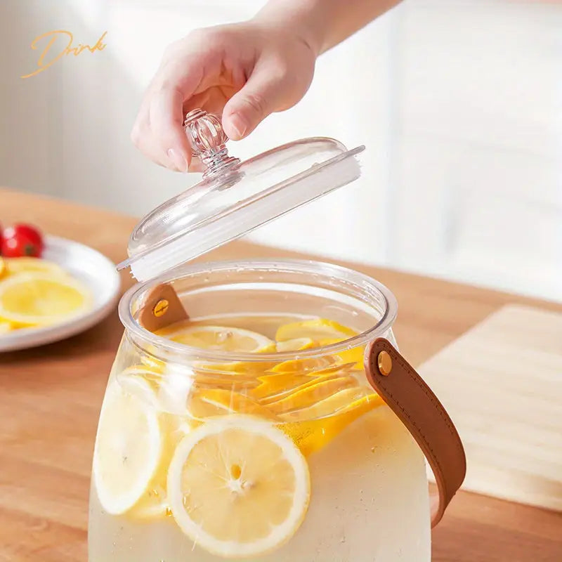 Stylish Beverage Dispenser Refined Acrylic Juice Jar Cooler 5.2L Capacity