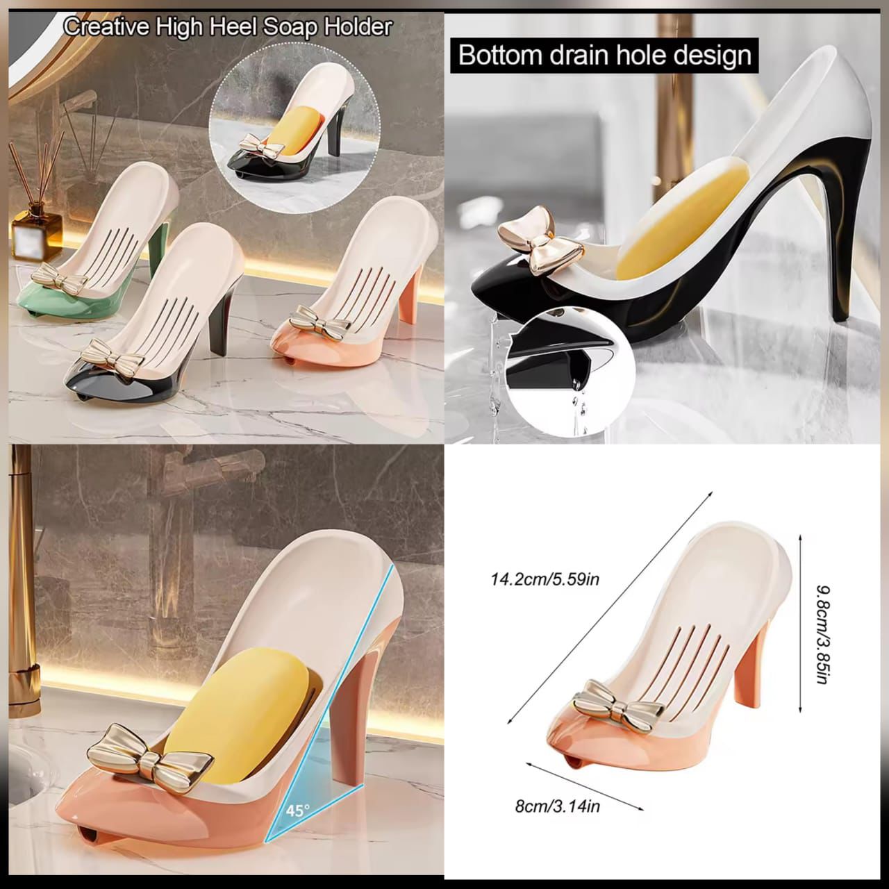 Creative High Heel Shape Soap Holder