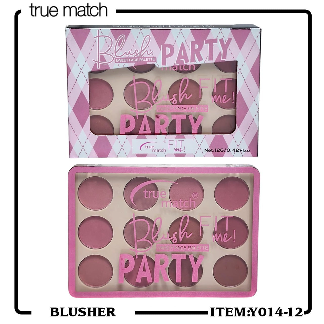 True Match Fit me 12 Colors Party Blush
