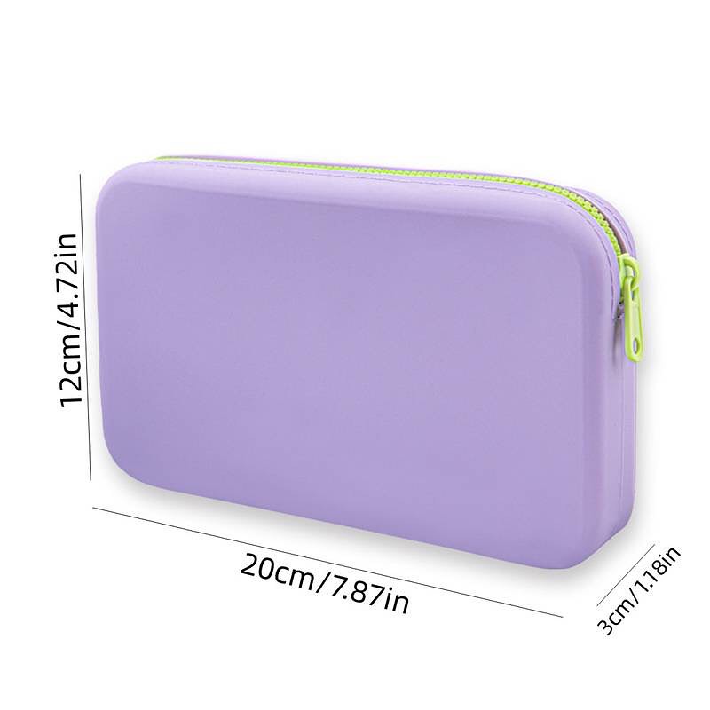 Multifunctional Portable Silicone Travel Pouch Storage Bag WIth Zipper Waterproof
