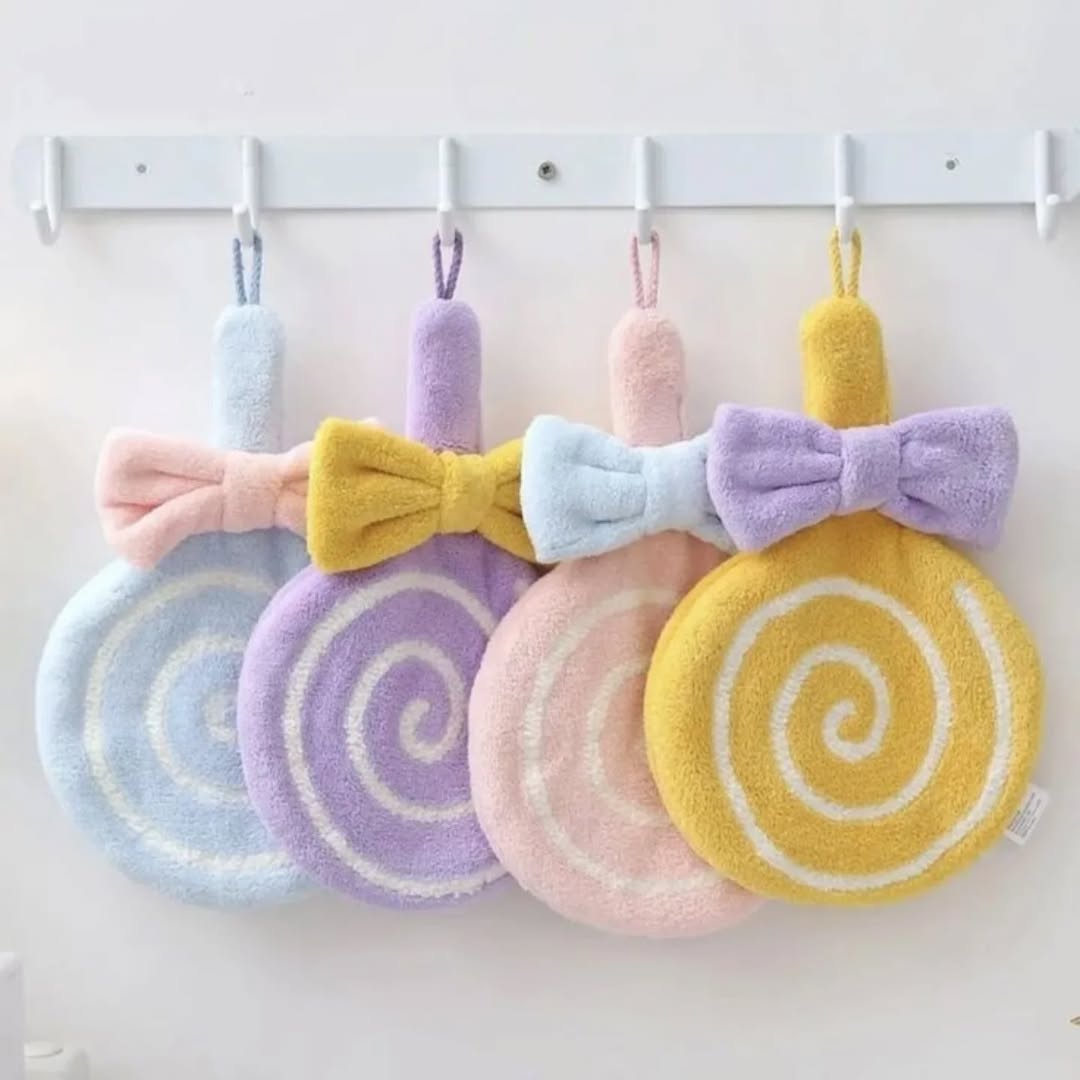 Super Soft Absorbent Hanging Towel Pack Of 2
