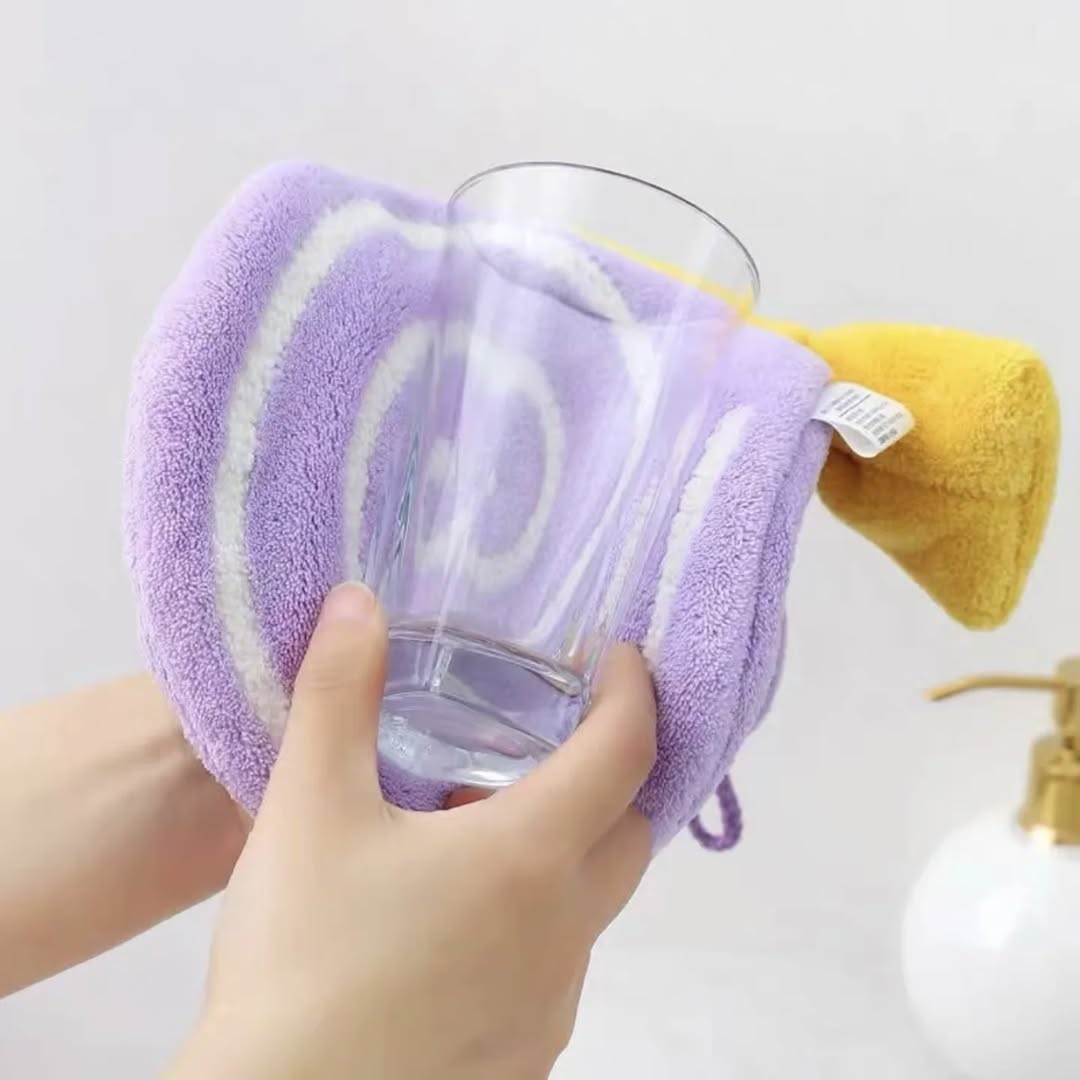 Super Soft Absorbent Hanging Towel Pack Of 2