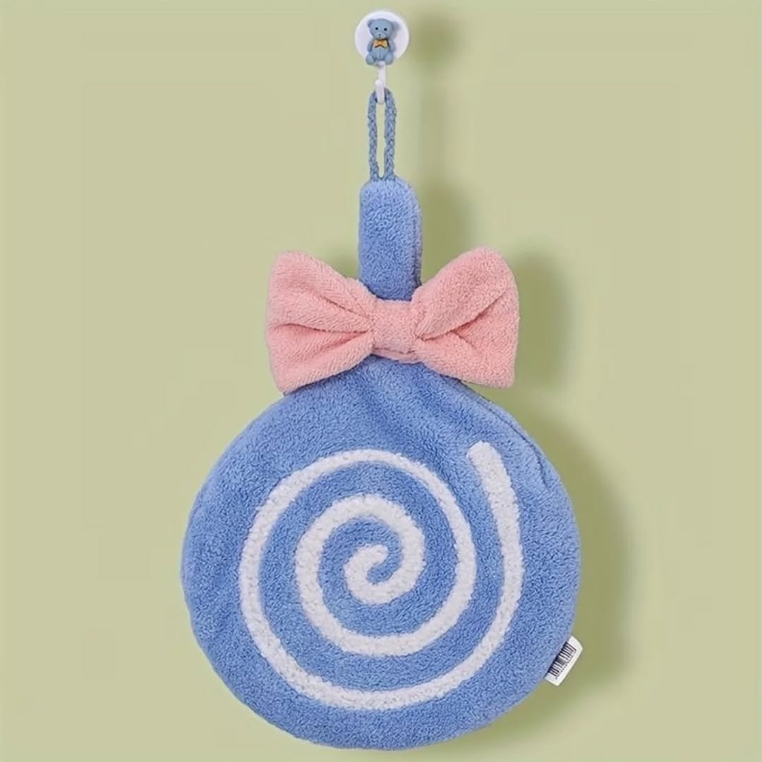 Super Soft Absorbent Hanging Towel Pack Of 2