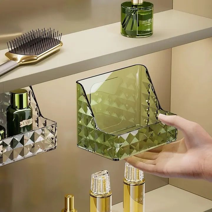 Multifunctional Wall Mounted Makeup Organizer Storage Box