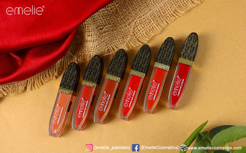 Emelie Lux Silk Shine Lipgloss Pack of 6