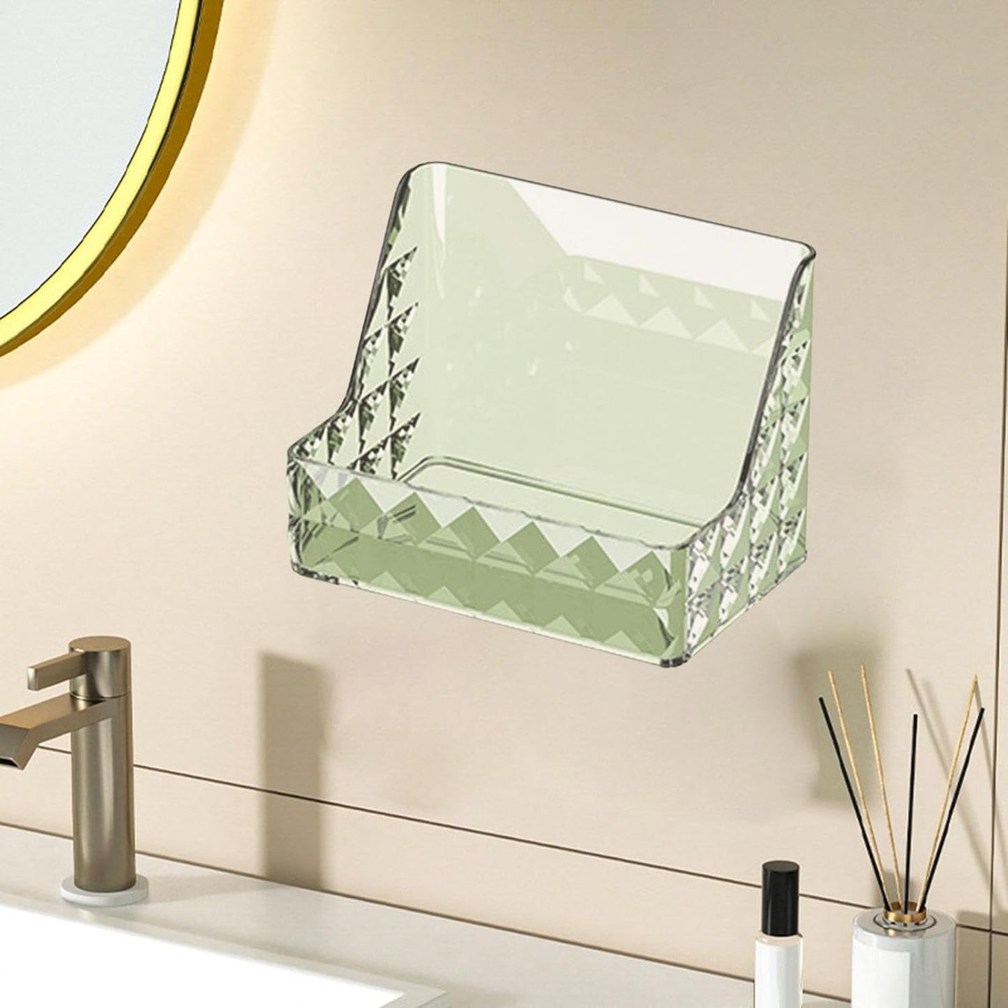 Multifunctional Wall Mounted Makeup Organizer Storage Box