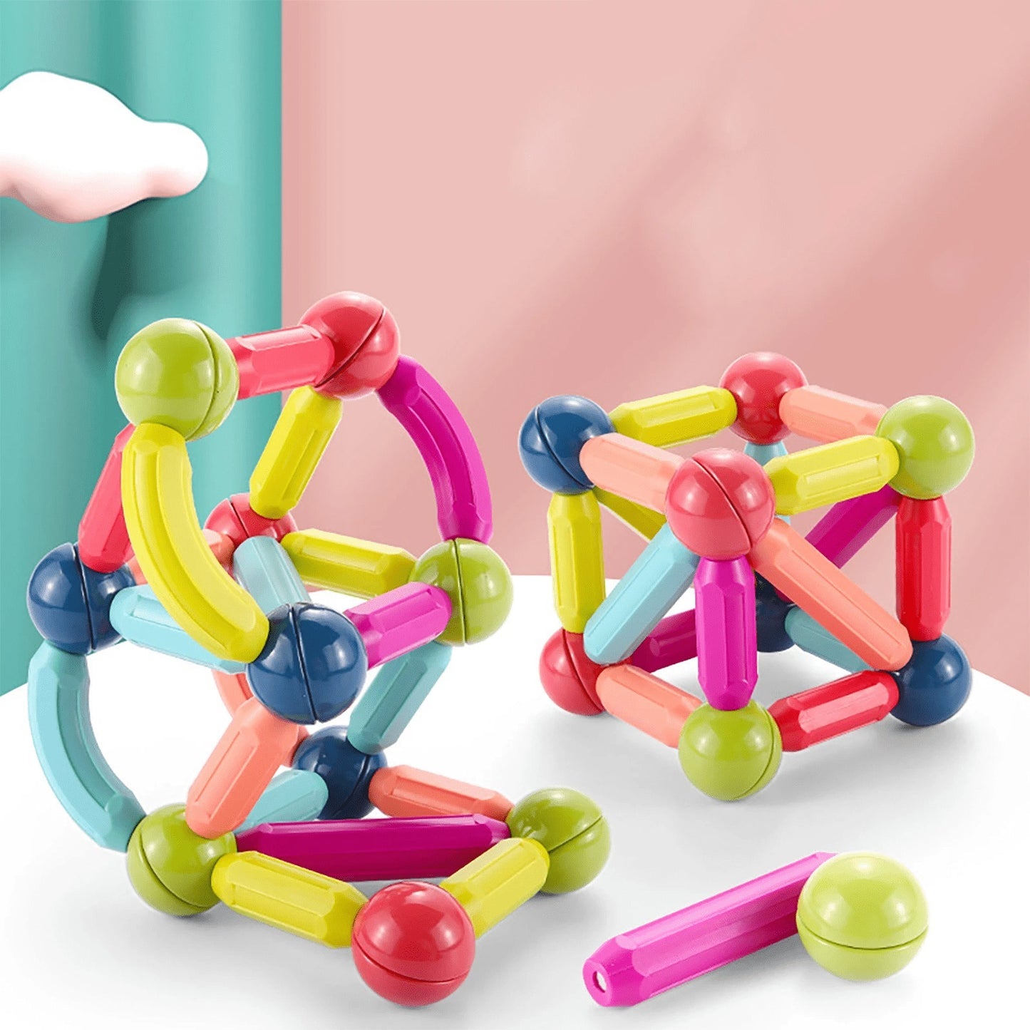 Magnetic Sticks Building Blocks For Kids Early Learning & Development
