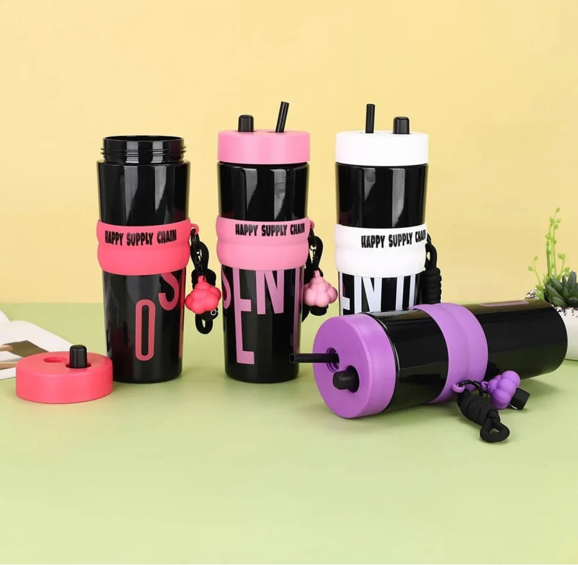 Happy Supply Chain Outdoors Sports Water Bottle Sipper Large Capacity 950ml