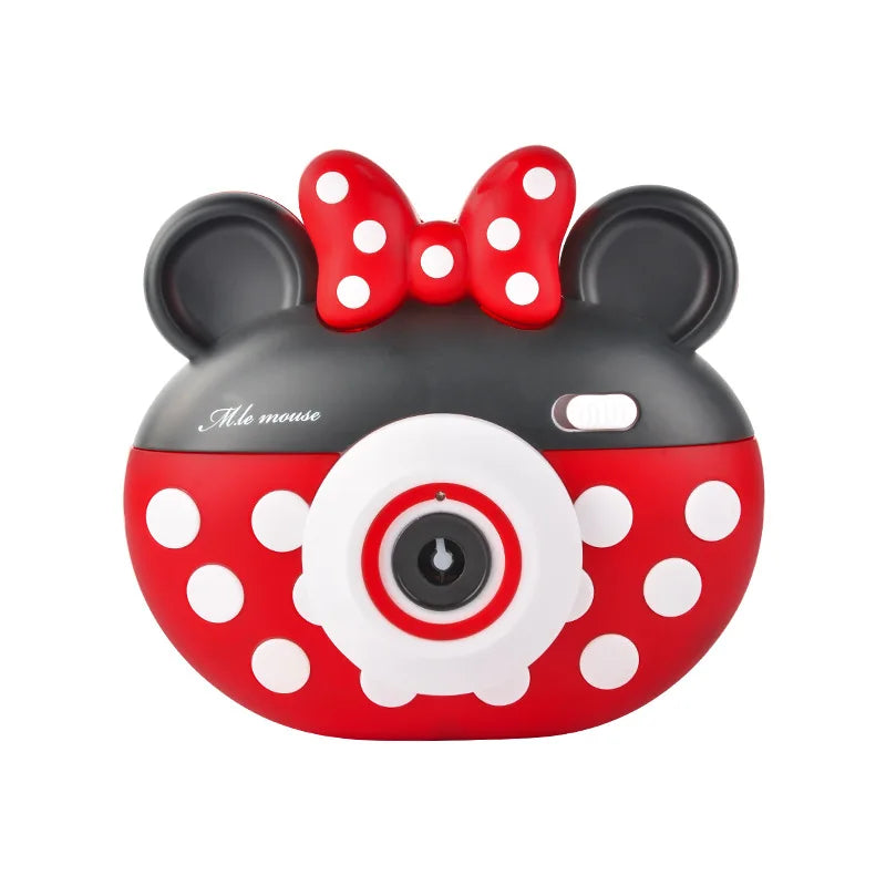 Light Up Toys LED Micky Bubble Machine Mini Mouse Camera Bubble Summer Outdoor Gift Toy Bubble Blower Baby Toys