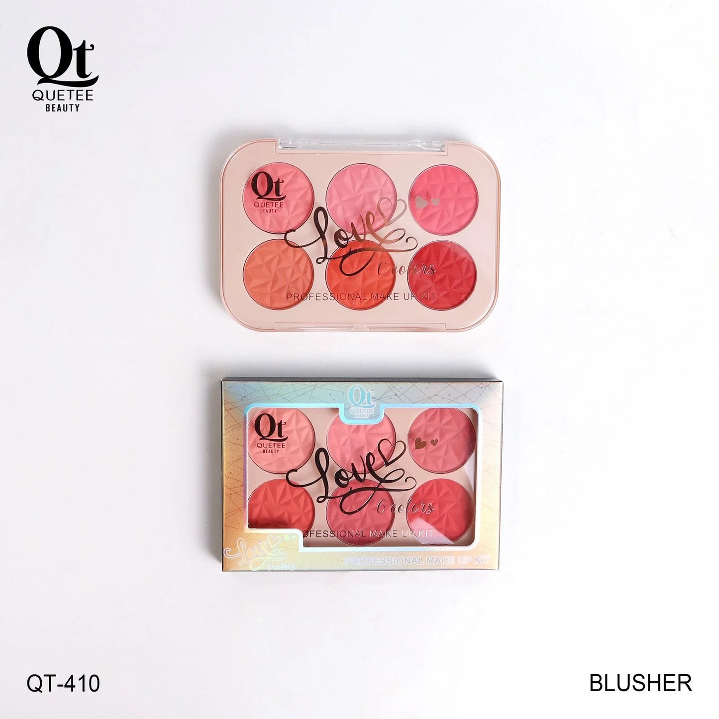 Quetee Beauty 6in1 Blusher Palette