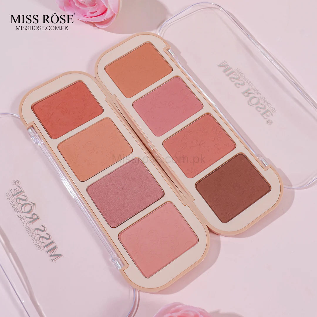 Miss Rose Butter Blend 4-Color Blush Palette