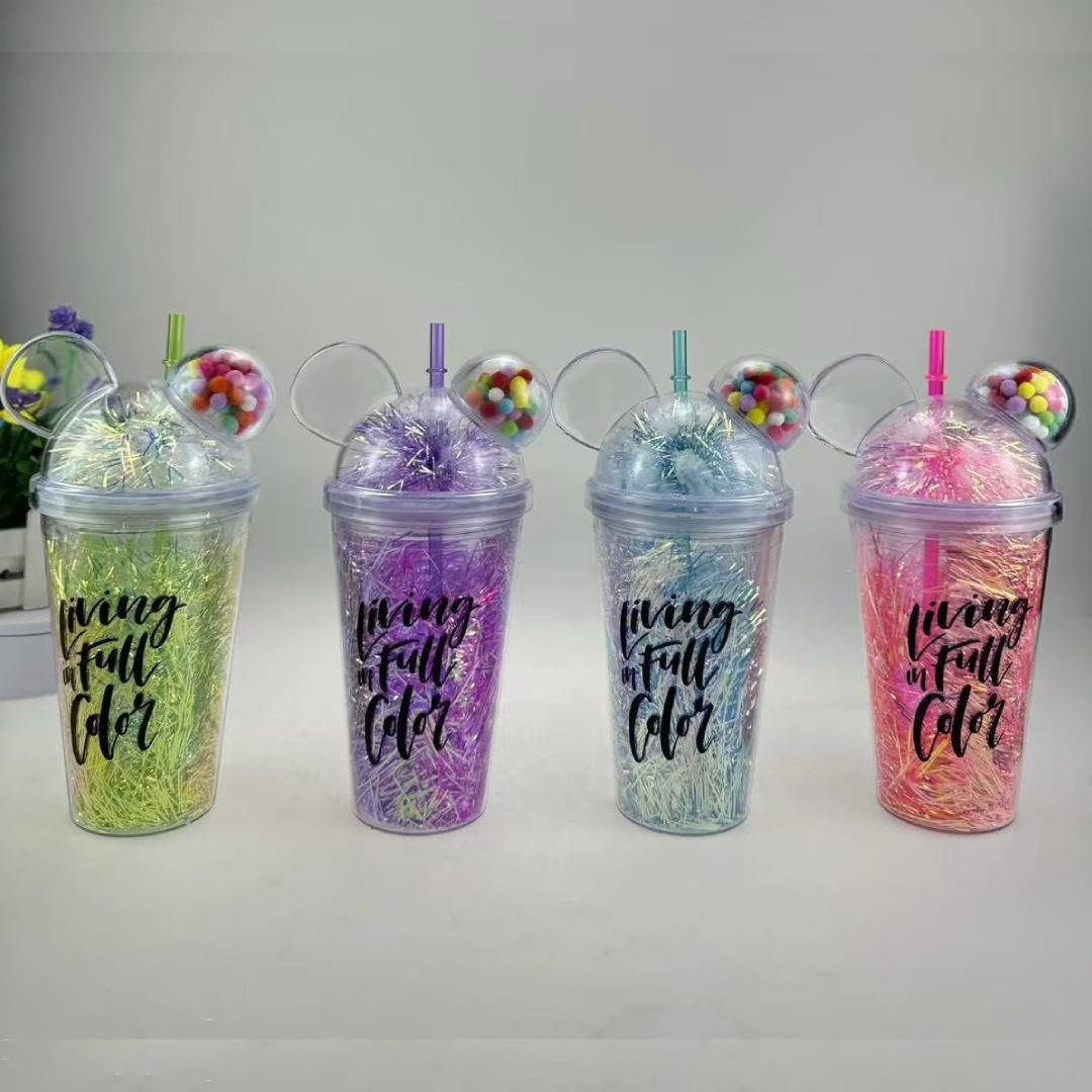 Living In Full Color Cute Creative Drinking Water Sipper Cup