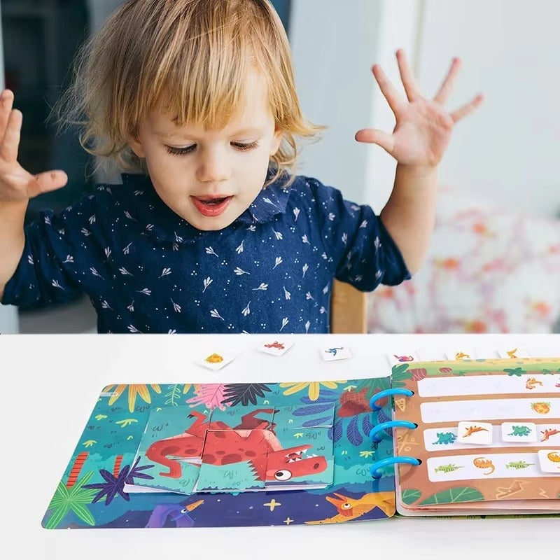 Early Childhood Quiet Book – Montessori-Inspired Learning Toy for Toddlers Kids Learning Book