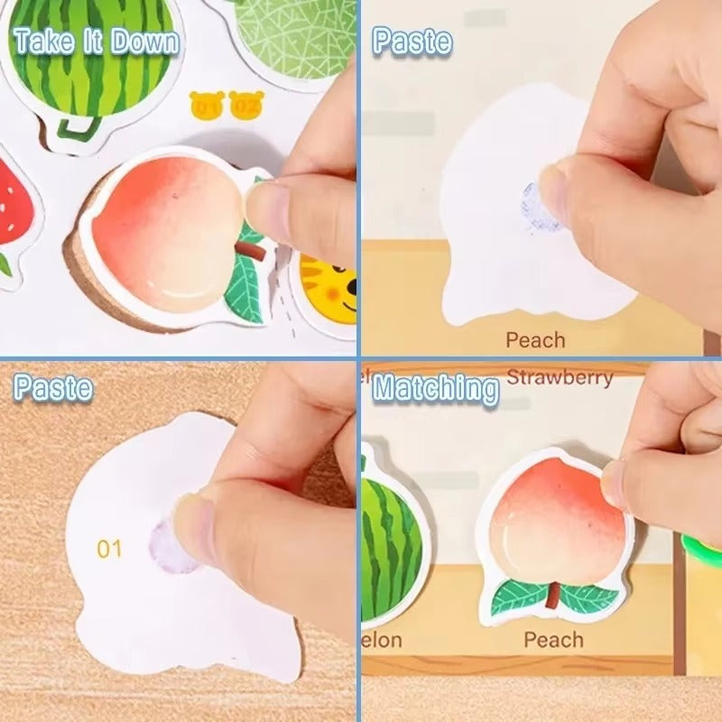 Early Childhood Quiet Book – Montessori-Inspired Learning Toy for Toddlers Kids Learning Book