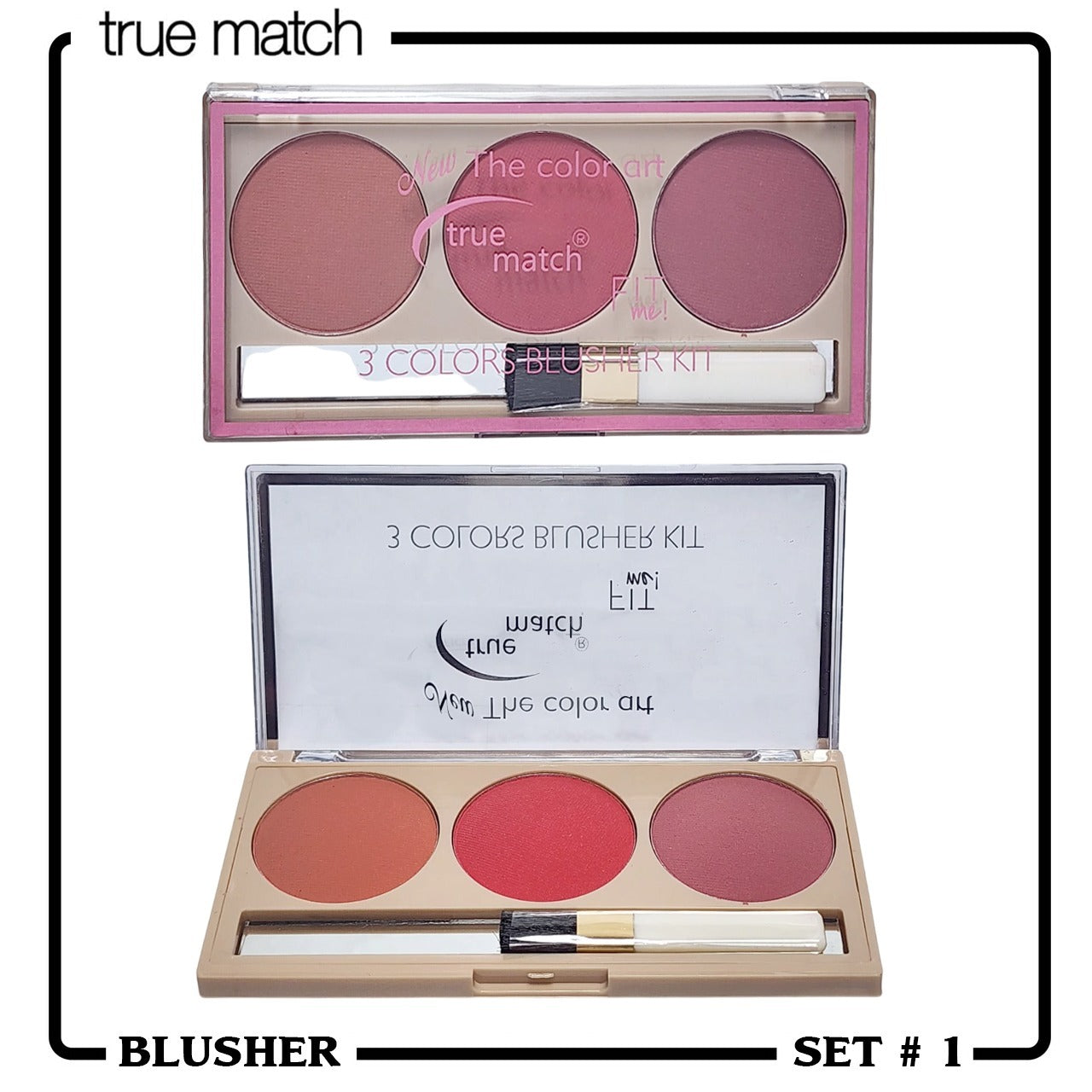 True Match Fit Me 3 Color Blush