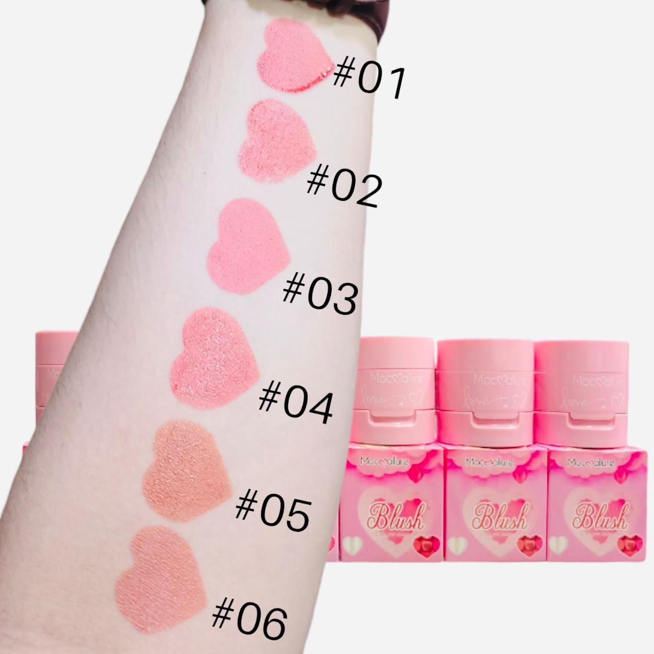 Mocallure Puff Blush On 6Pcs Set