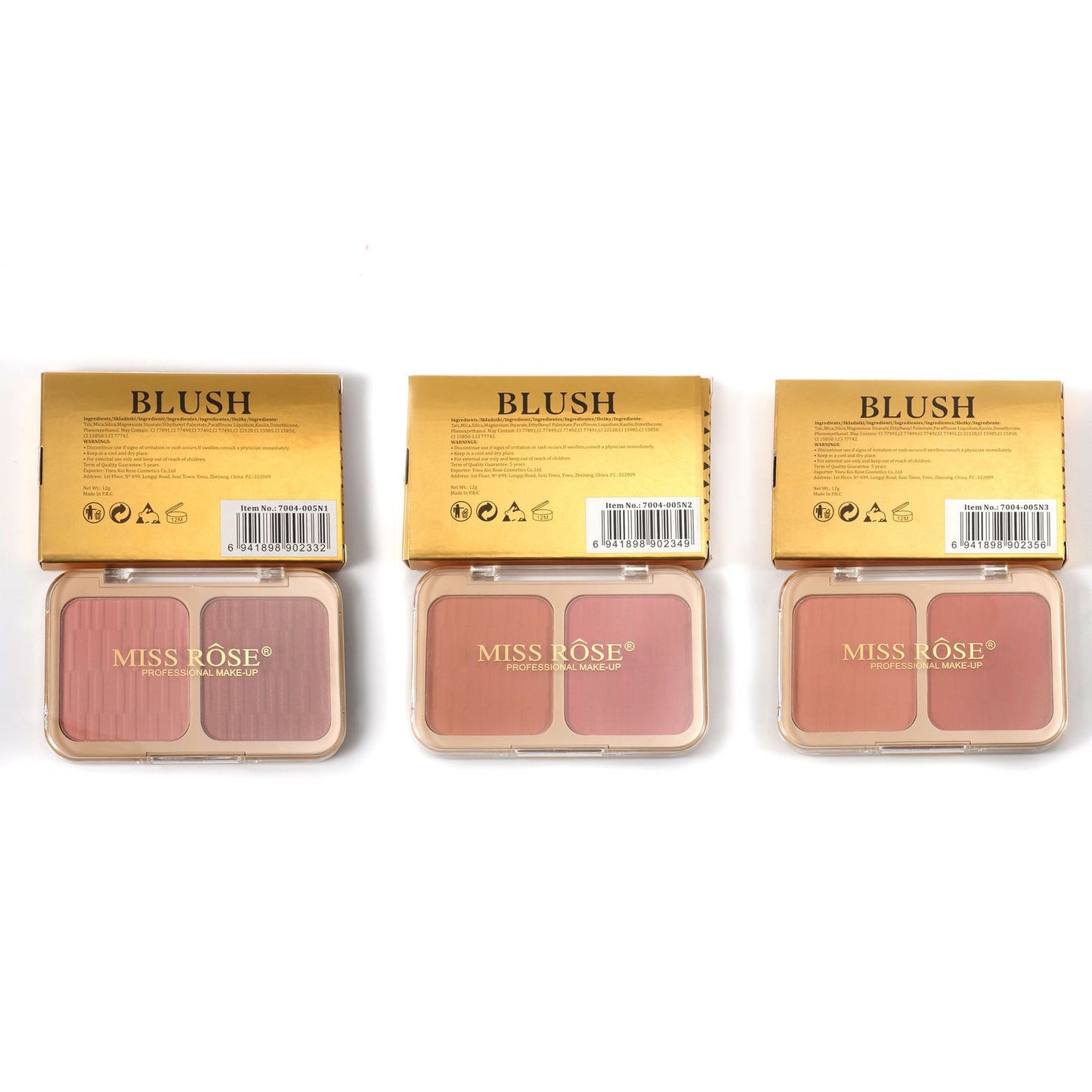 Miss Rose 2-Color Blush Palette