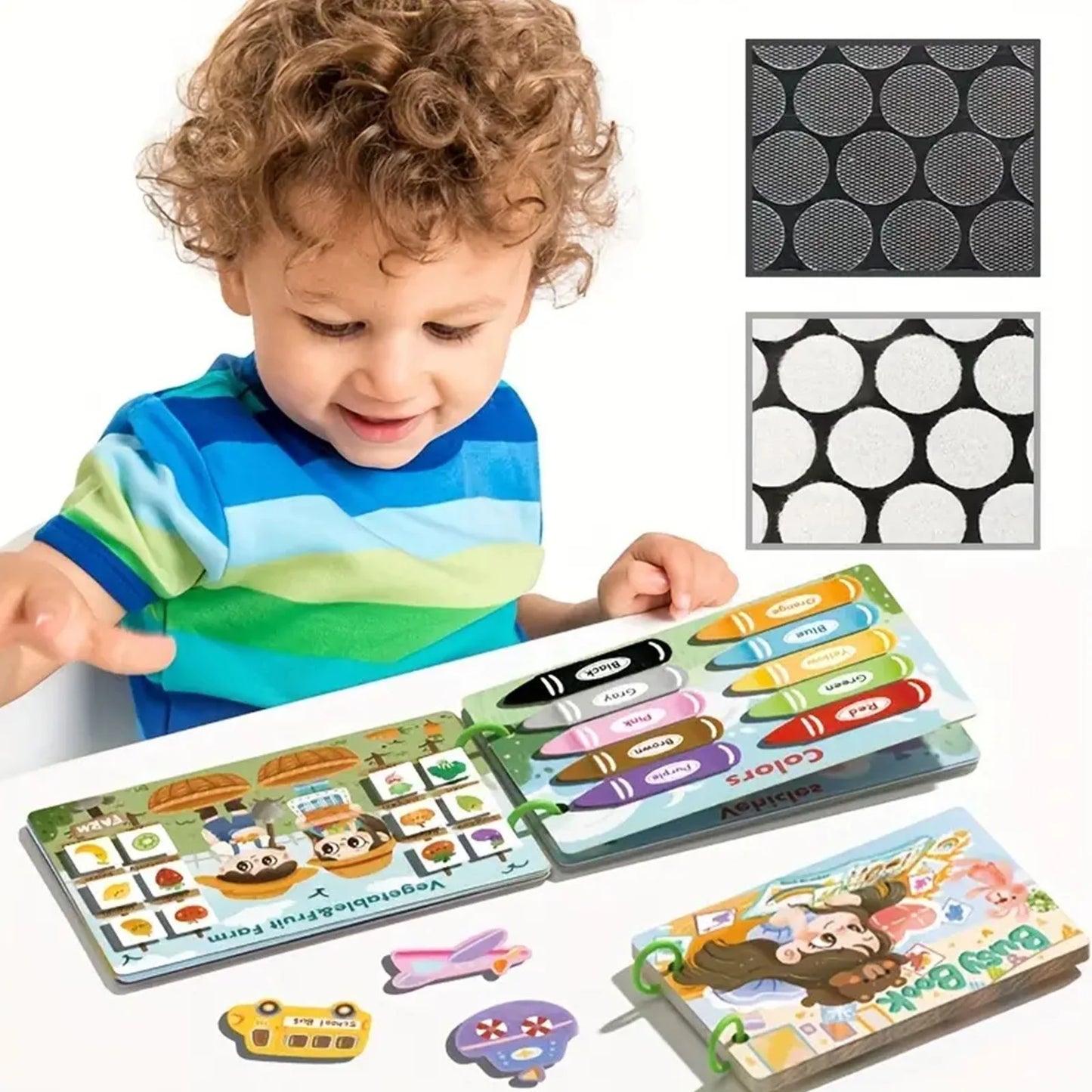 Early Childhood Quiet Book – Montessori-Inspired Learning Toy for Toddlers Kids Learning Book