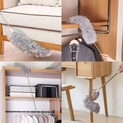 Multipurpose Cleaning Foldable Microfiber Cleaning Duster Brush Microfiber Wet And Dry Brush