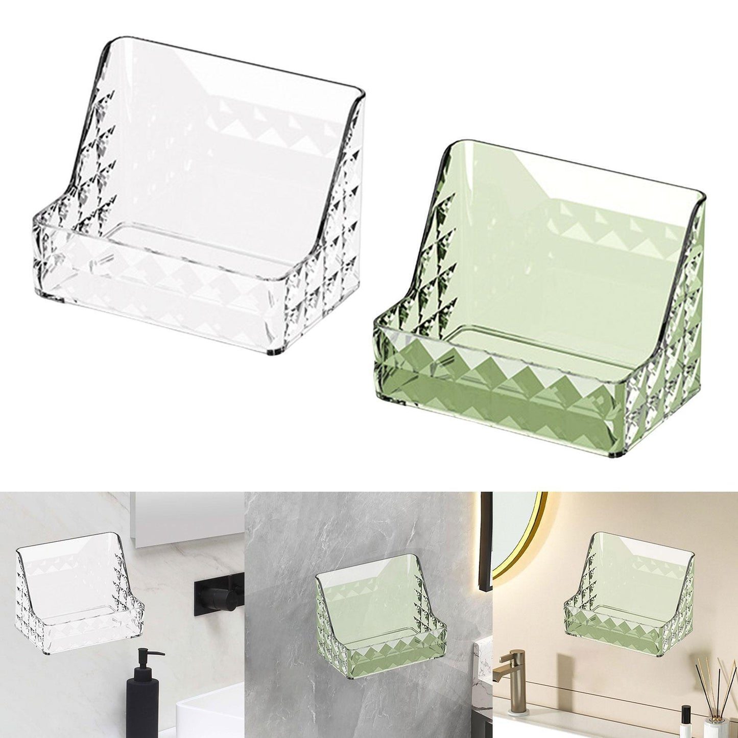 Multifunctional Wall Mounted Makeup Organizer Storage Box