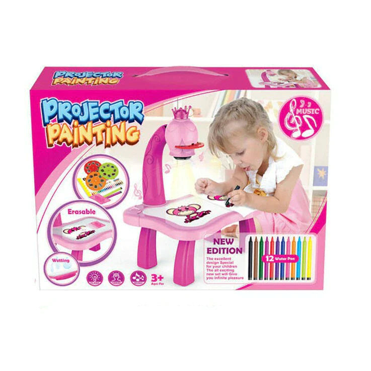 Children Led Projector Art Drawing Table