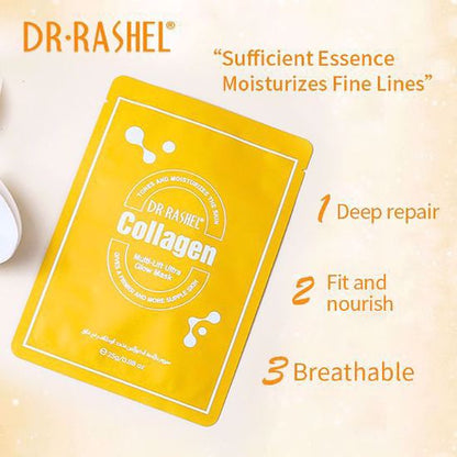 Dr Rashel Collagen Multi-Lift Ultra Glow Mask Pack of 10