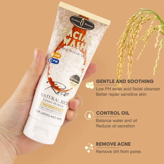 Aichun Beauty Nourish Hydrate Rice Face Wash