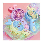 Portable Rechargeable Mini Handy Rabbit Style Fan