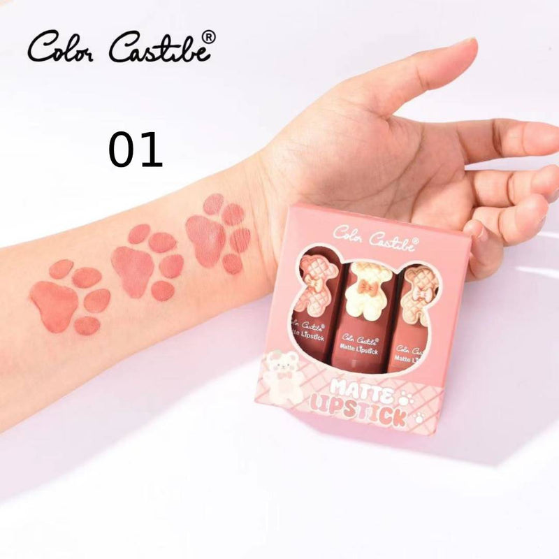 Color Castle Bear Lipstick Set