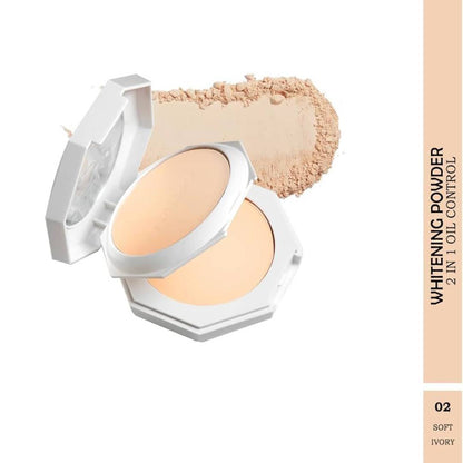 Maliao Prime & Fine Whitening Compact Powder Liquid Foundation - Radiant Perfection in a Cushion Compact