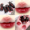 Miss Lara Cute Korean Black Bear Lip Gloss Lip Glaze Long-Lasting Mirror Shine Lip Tint