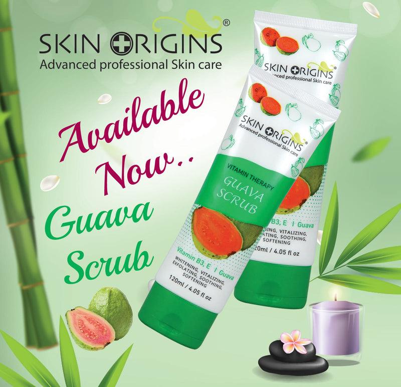 Skin Origins Vitamin B3, E Guava Scrub 120ml