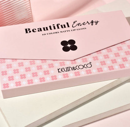 Kevin & Coco Premium Matte Lipgloss Box – 10 Shad