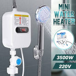 Electric Instant Water Heater Shower Thermostat Heater Fast Heating With LCD Digital Display