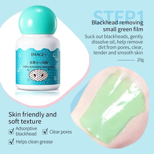IMAGES Clear Skin Dispel Black Head Green Mask Combo