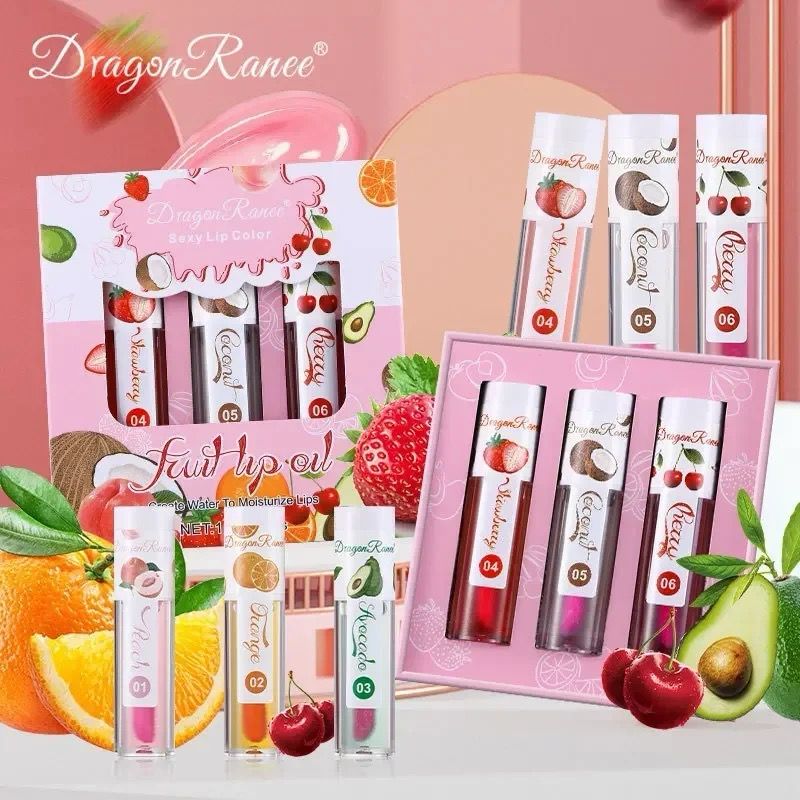 Dragon Ranee Fruits Lip Oil Set