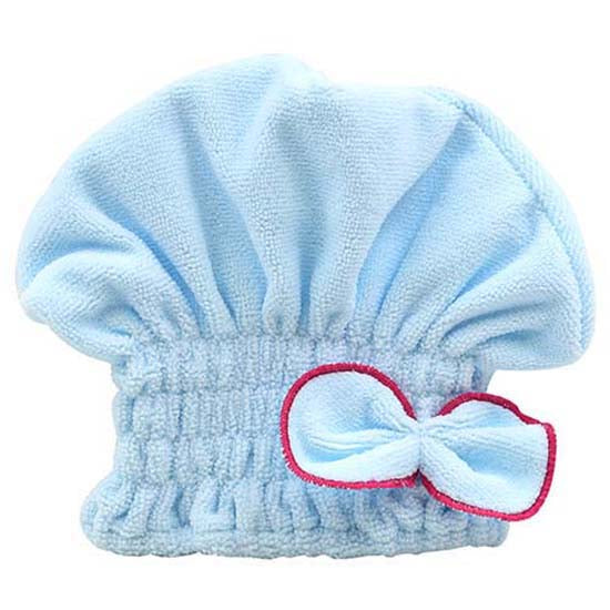 Hair Drying Hat Spa Towel Turban Cap Cute Bowknot Coral Velvet Micro-fiber