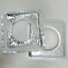 Stove Protector Cover Disposable Aluminum Foil Mat Square Shape 10Pcs