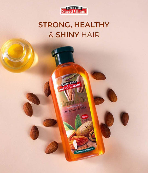 Saeed Ghani Almond Oil Hair Oil For Softness & Shine