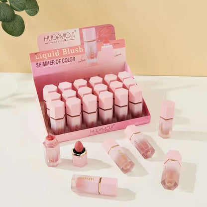 Hudamoji Liquid Blush Shimmer Of Color Pack of 6