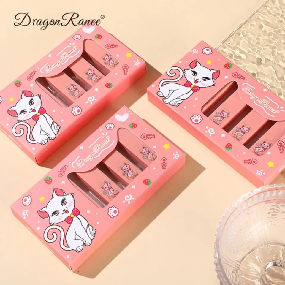 Dragon Ranee 5Pcs Matte Lipstick Set