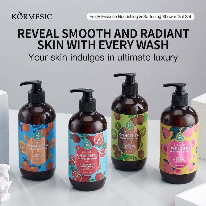 KORMESIC Hydrating Skin Rejuvenating Body Wash for Body Cleansing and Body Care Shower Gel