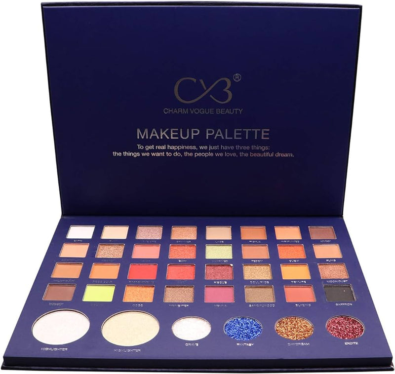 CVB 32 Colors Highlighter Palette