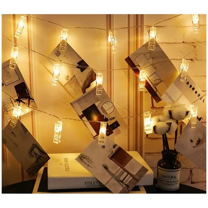 Plastic LED Photo Clip Paper Clip Battery Operated Fairy Light