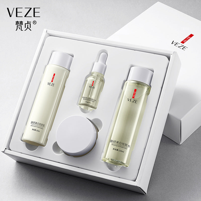 VEZE 4 In 1 Skin Care Face Cream Serum Toner And Lotion Gift Box