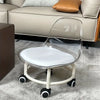 Modern Universal Wheel Stool Soft Seat Pulley Low Stool Adjustable Low Back Rolling Chair