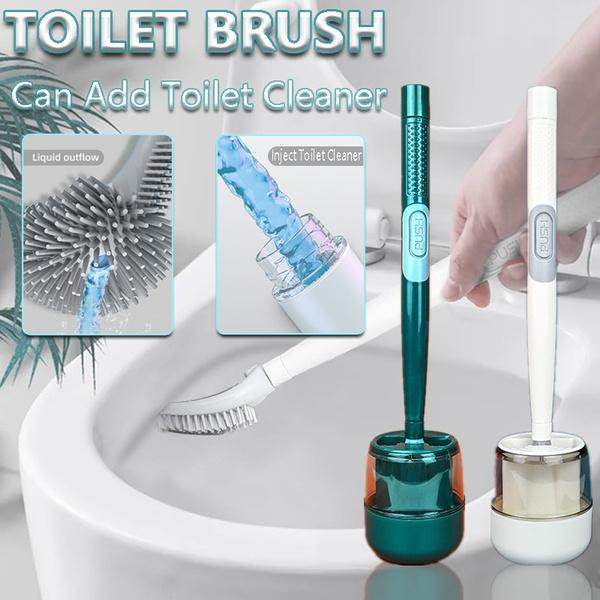 Soap Dispensing Toilet Brush With Holder